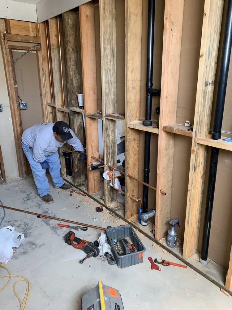Commercial rough-in plumbing for Gas Line Repair in Lake Minnequa